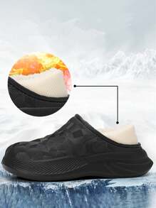 Przytulne damskie kapcie termiczne z wodoodporną podszewką z futerka, zapewniające wygodę w pomieszczeniach i na zewnątrz