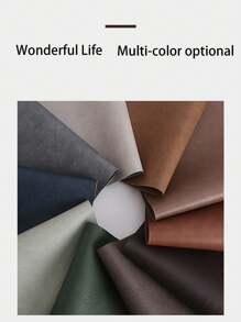 1pc Faux Leather 2-Size Multicolor Waterproof Oil-Proof Placemats For Restaurant Dining Table, Heat Insulation Coasters - Multicolor - View 3