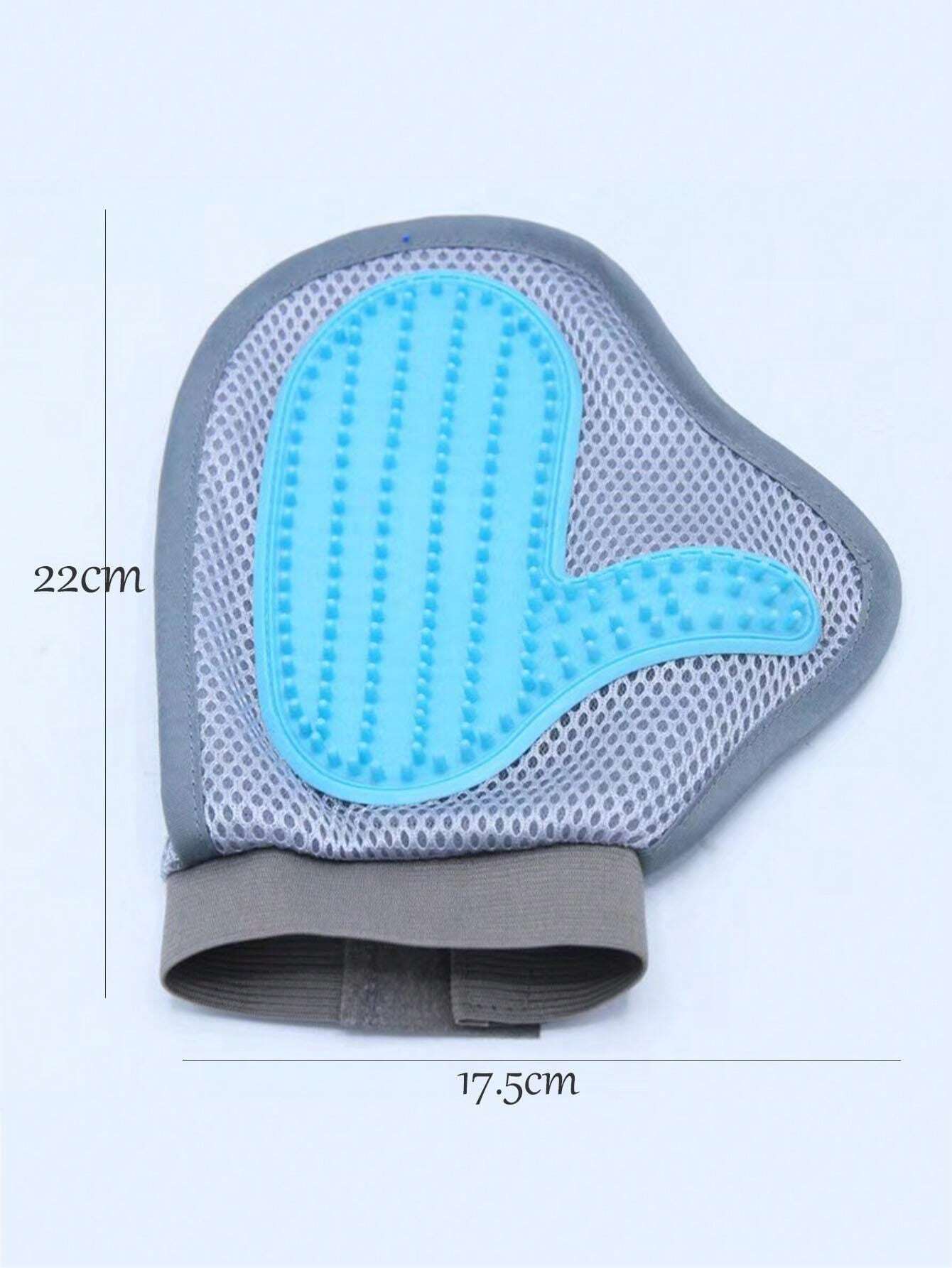 Pet Grooming Massage Gloves, Bathing Brush For Removing Excess Hair