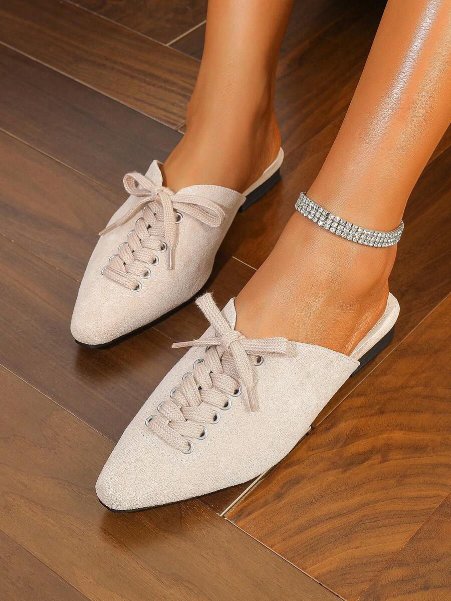 Women Square Toe Flat Loafers, 2024 New Autumn Winter Casual Soft