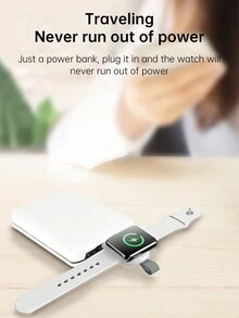 1 件兼容 Apple Watch 充电器便携式磁性 Apple Watch 无线充电器 - 白色 - 查看 6