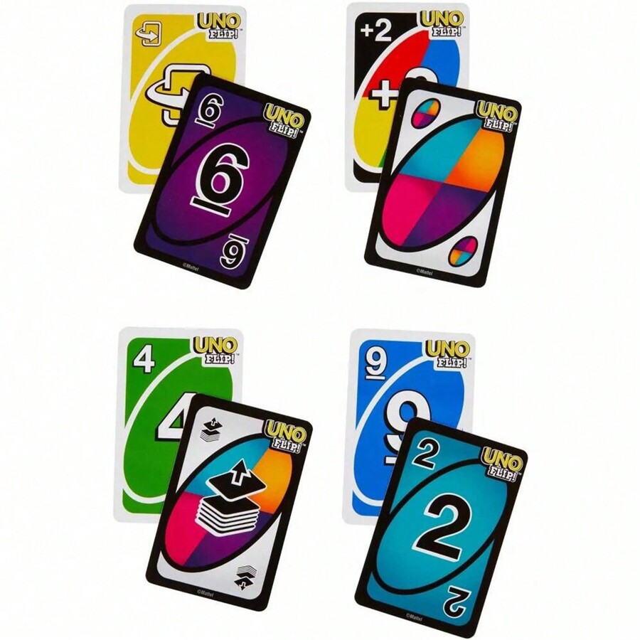Mattel Games UNO Flip Transformers Card Game For Kids, Adults & Family