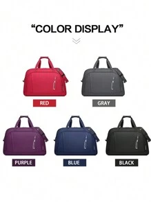 時尚便攜大容量旅行包，適合短途旅行，可放行李箱上，沙灘包夏季旅行必備品夏季配件度假旅行收納袋醫院包露營旅行配件