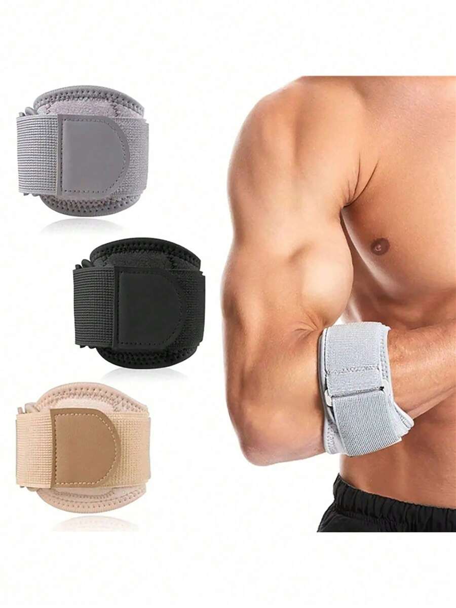 Adjustable Tennis Elbow Support Brace Guard Pads Golfer's Strap Elbow