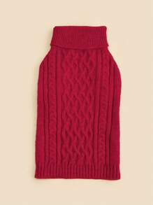 1 pièce de classique pull tricoté pour animal de compagnie, doux, chaud et douillet. Vêtements d'hiver pour petits, moyens et grands chiens, faciles à porter et entretenir. Cadeau de Noël pour Bichon, Schnauzer et Rottweiler Beagle