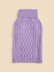 1 pièce de classique pull tricoté pour animal de compagnie, doux, chaud et douillet. Vêtements d'hiver pour petits, moyens et grands chiens, faciles à porter et entretenir. Cadeau de Noël pour Bichon, Schnauzer et Rottweiler Beagle