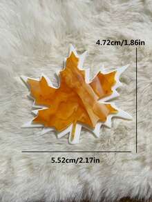 1 chiếc trâm cài hình lá phong bằng acrylic thủ công, trâm cài lá cây sáng tạo cho túi xách và quần áo, dành cho cả nam và nữ, phù hợp cho mọi mùa - Nhiều màu - Xem 4