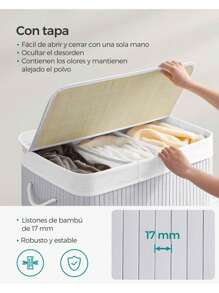 SONGMICS Laundry Baskets - Xám - Xem 2