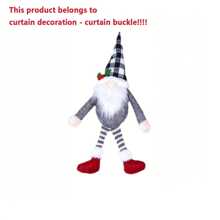 1 dây buộc rèm cửa hình chú lùn Art Deco Giáng sinh - Vải trang trí cửa sổ theo mùa hình ông già Noel - Đồ trang trí treo ngày lễ mùa thu/đông - Nhiều màu - Xem 11