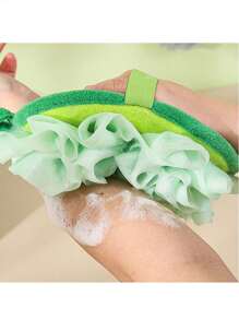 Esponja de baño suave y linda para niños, accesorios de baño para uso doméstico, bola de baño amigable con la piel