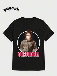 Payeah Happy Days Potsie Funny As A Crutch Sweatshirt Casual Digital Print Pure Heavy 100% Cotton T Shirt - 黑色 - 查看 1