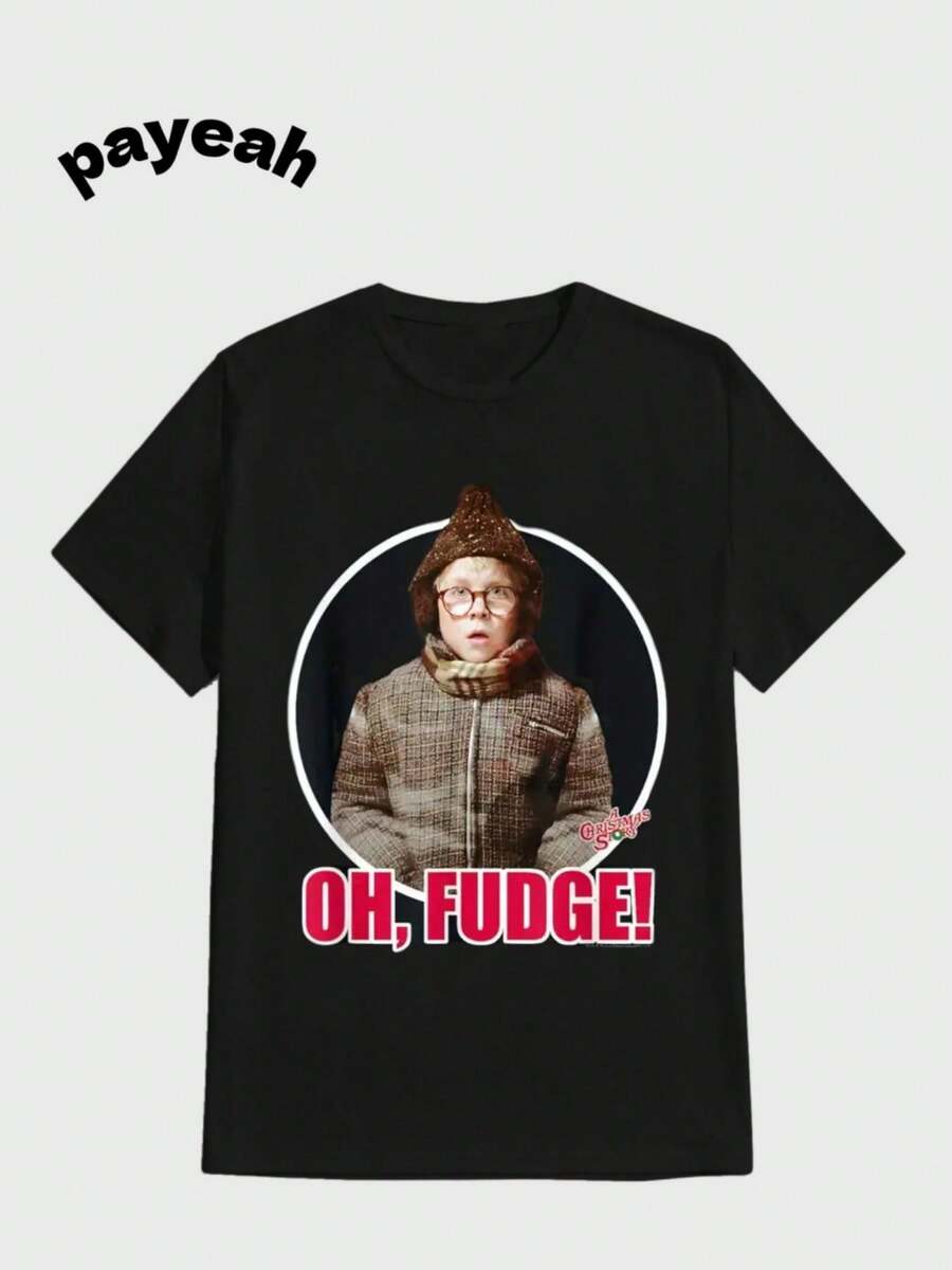 Payeah Happy Days Potsie Funny As A Crutch Sweatshirt Casual Digital Print Pure Heavy 100% Cotton T Shirt - 黑色 - 查看 1