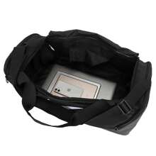 Nike 男女通用大容量旅行包，手提行李包，休闲手提单肩斜挎包 - 黑/(白) - 查看 5