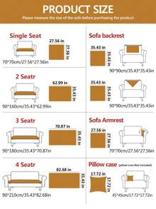 1 件毛绒厚绗缝提花沙发垫套，柔软亲肤，宠物友好型防滑，适合 4 个季节 - 彩色 - 查看 3