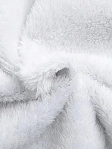 Chamarra Para Mujer Abrigo De Felpa Con Capucha Invierno,Abrigos Mujer,Chamarras Para Mujer,Abrigo Dama,Chaqueta con capucha - Negro - Ver 7