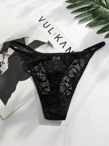 5 Packs Women Sexy Lace G-String, Low RiseT-Back Comfortable Breathable Underwear