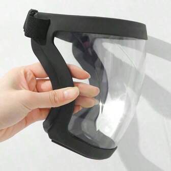 全防护面罩透明摩托骑行防风面罩防尘防风焊接眼镜防护面罩滑雪面罩