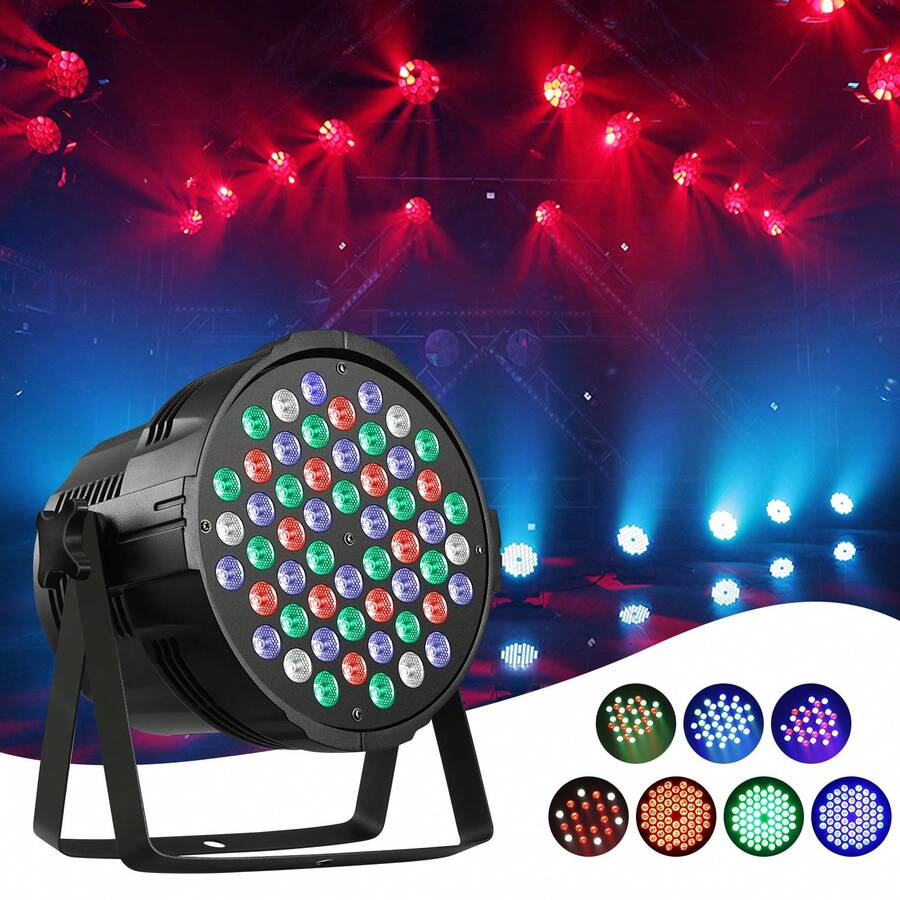 Bühnenparlicht 54 RGBW LED 8CH DMX512 Sound Control