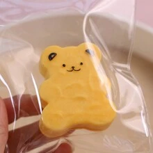 3D Bear Cookie DIY Handmade Fragrance Plaster Multifunctional Silicone Mold - White - View 4