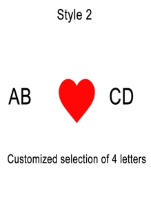 Customized Letter Love Necklace For Women Gold Color Stainless Steel Personalized Custom Initial Necklace Fashion Jewelry Romantic Gift For Family Friends