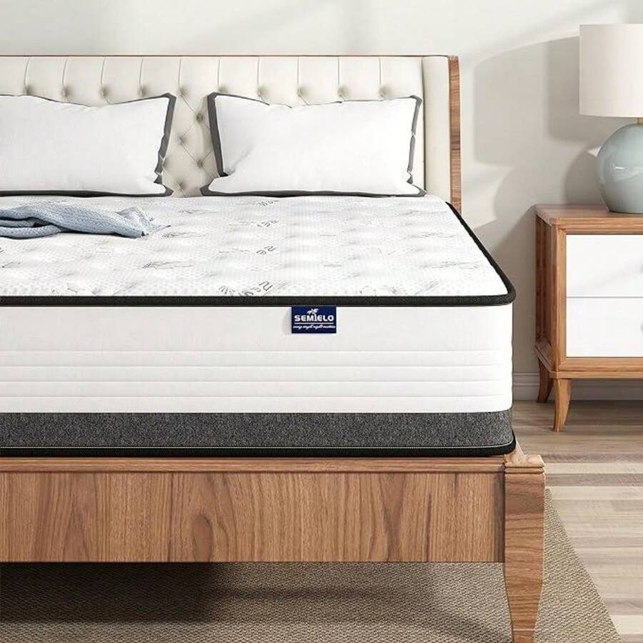 Hybrid Memory Foam Mattress Cool Top Medium Firm Mattress In A Box