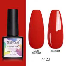 NAILCO 1 件装 8 毫升凝胶指甲油亮色糖果色指甲油紫外线灯下干燥适用于专业美甲沙龙女孩礼物 - 彩色 - 查看 22