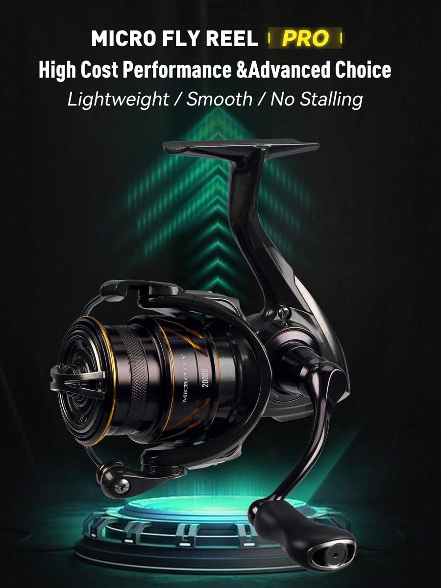 KINGDOM Kingdom Micro Fly Pro Reel Spinning Fishing Reel 160g Utra