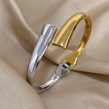 1pc Multicolored Bangle Bracelet Stainless Steel Bracelet For Women Elegant Stackable Bracelet For Women Daily Party Jewelry Christmas Gifts