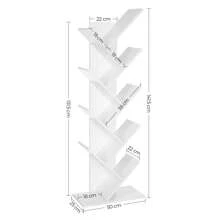 VASAGLE Bookcases - White - View 2