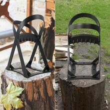 Kindling Splitter Wedges For Cutting Woods- Portable Log Splitter - Heavy Duty Firewood Splitter Andamp; Fire Poker Set Manual Log Splitter Wedge - Wood Chopper For Commercial, Outdoor, Home - Default as pic - View 7