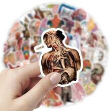 53 Medical Student Note Stickers Suitable For Recording, Body Structure, Personalized, Graffiti Stickers, Decorative Notes, Water Bottles, Stickers That Can Be Attached To Diaries As Identification, Etc"Back To School""School Supplies""The Spring Festival""Valentine's Day"