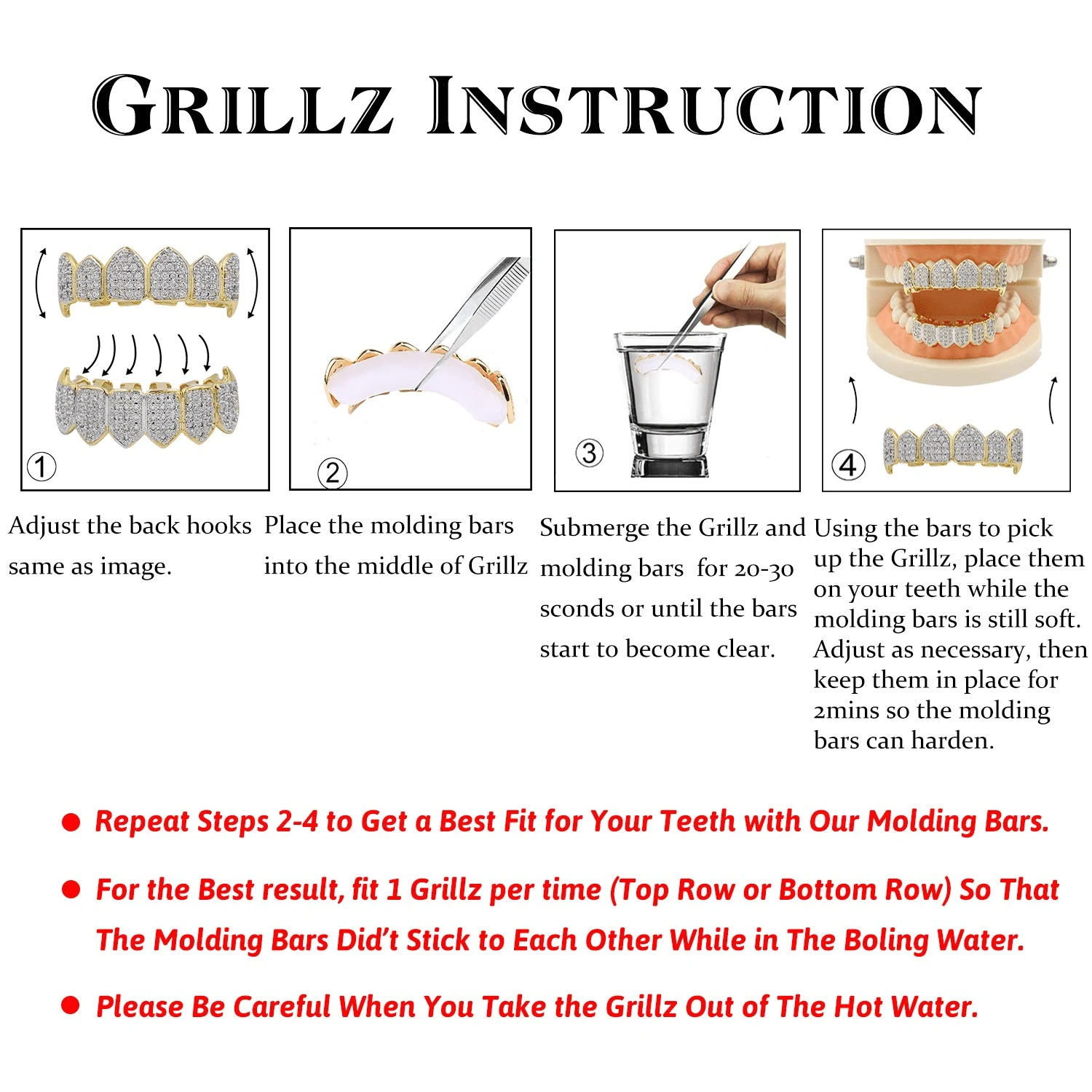 Vampire Teeth Silver Grills For Your Teeth Diamond Grillz For Women 18K