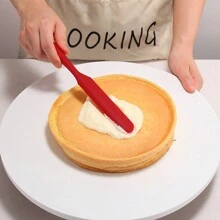 4pcs/Set Nordic Style Silicone Bakeware Tools, Mini Scraper/Mini Spatula/Basting Brush/Long Spatula, Macaron Colors, Cake Cream Cheese Spreader, Kitchen Utensils