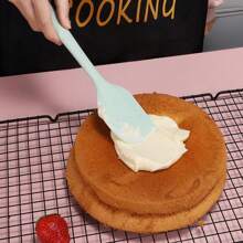 4pcs/Set Nordic Style Silicone Bakeware Tools, Mini Scraper/Mini Spatula/Basting Brush/Long Spatula, Macaron Colors, Cake Cream Cheese Spreader, Kitchen Utensils