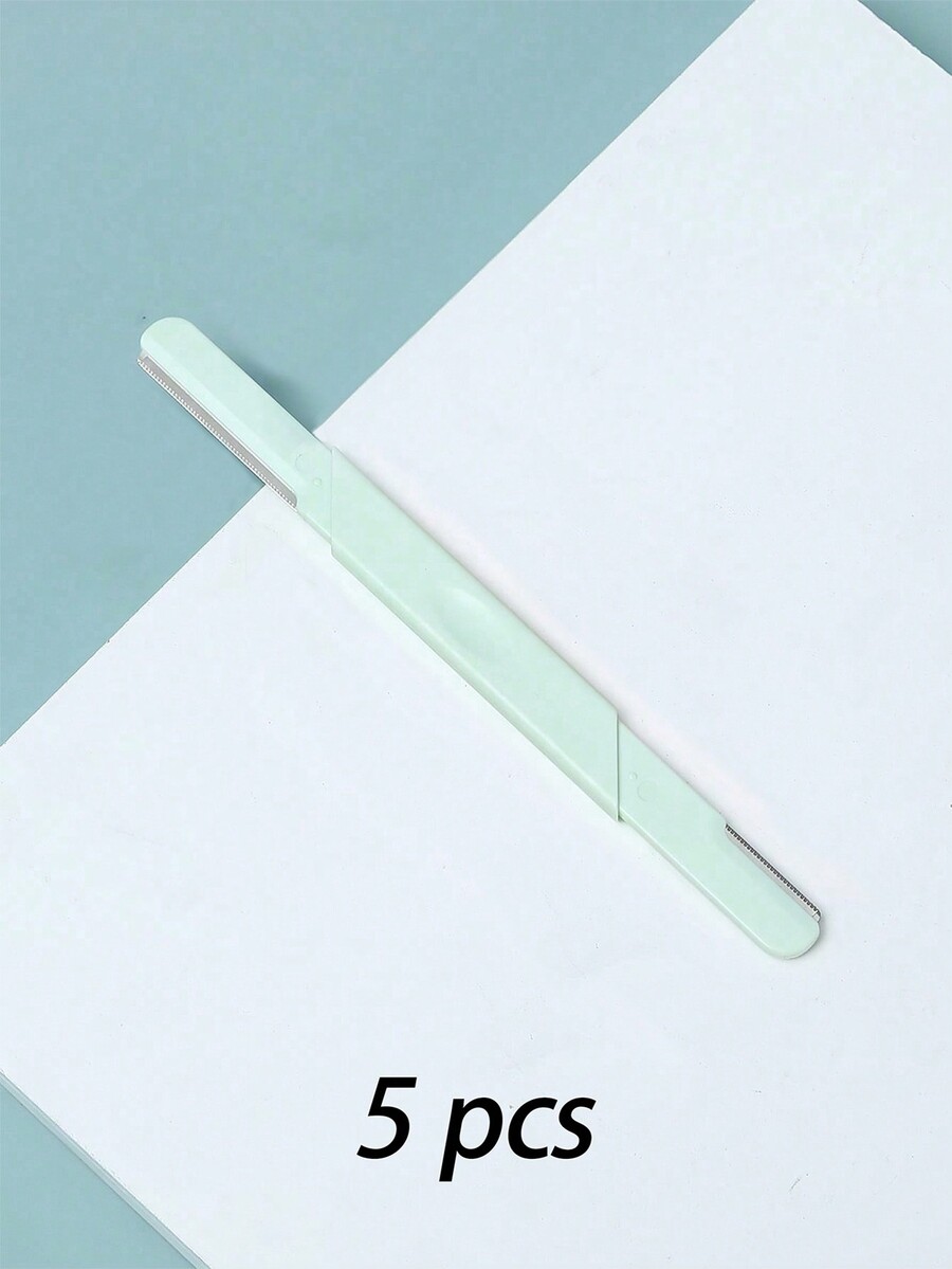 Eyebrow Trimmer And Shaver Set, DoubleEnded Straight Handle Eyebrow