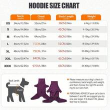 Dog Winter Coat Soft Fleece Pullover Pajamas, Pet Windproof Warm Cold Weather Jacket Vest Cozy Jumpsuit Apparel Outfit Clothes For Small Medium Large Dog Walking Sleep - Dark Grey - View 12