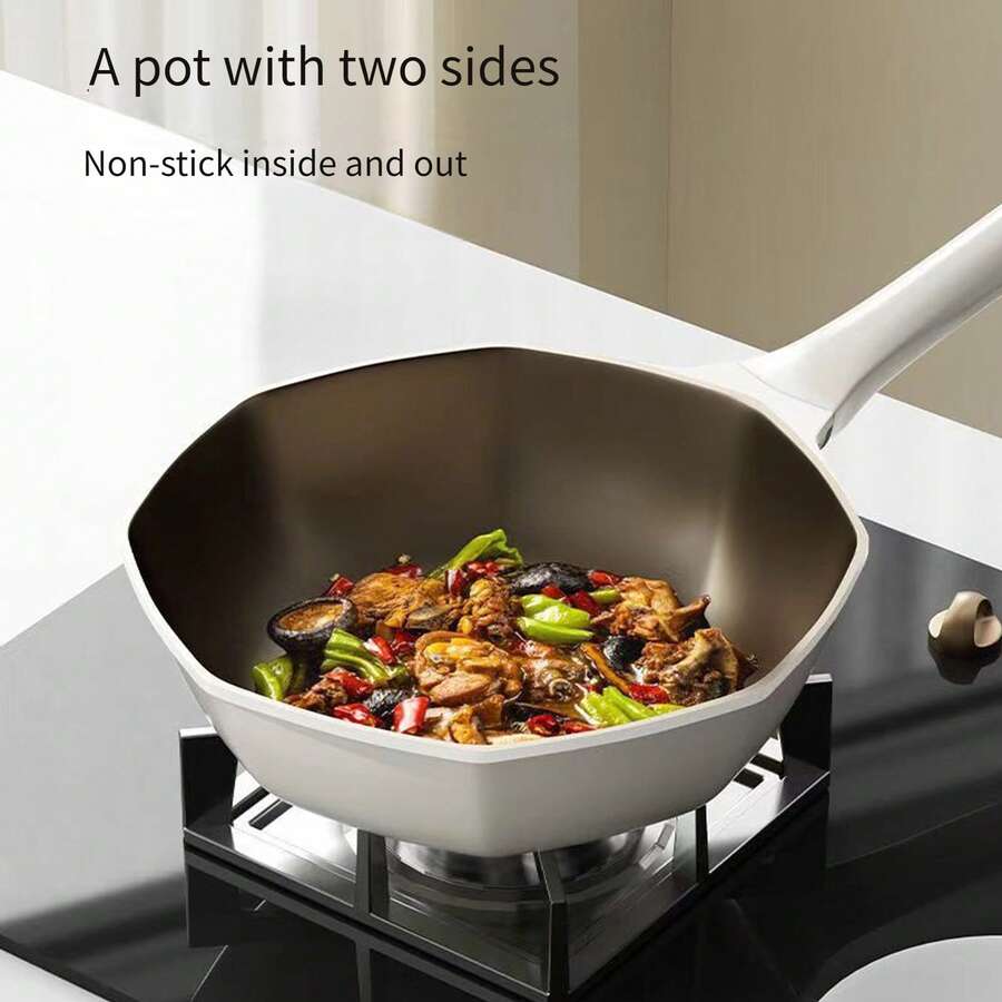 HighQuality MultiFunctional NonStick Wok Wok Domestic Star Anise Pan