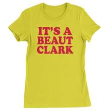 It's A Beaut Clark Festive Christmas  Womens T-Shirt - 黑色 - 查看 11
