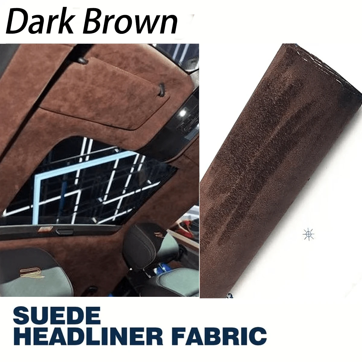 Adhesive Faux Suede Fabric For Car Interiors Soft, Stretchable