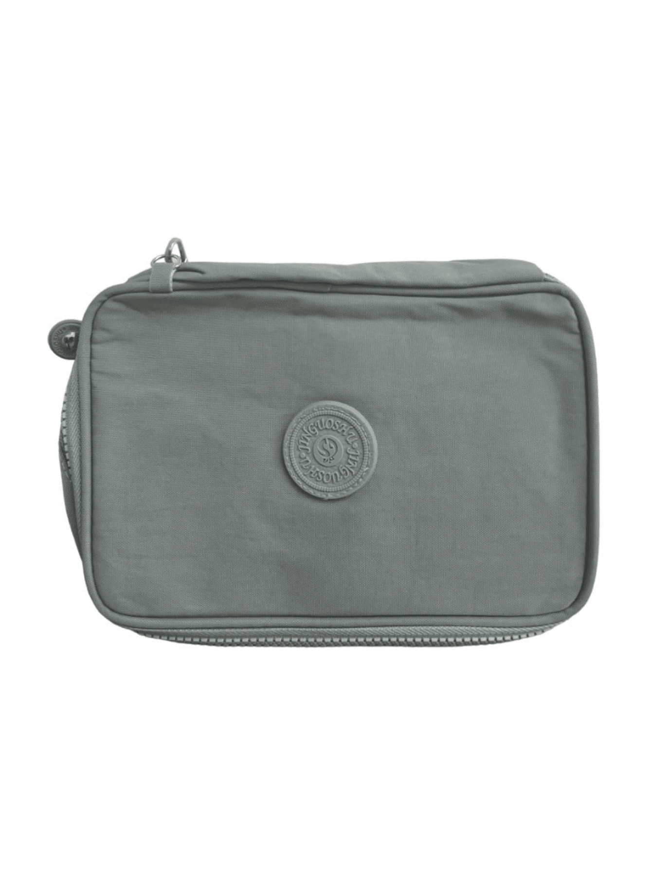 Large Box Case With Handle And Divider Organizer With Zipper - 淺綠色 - 查看 1
