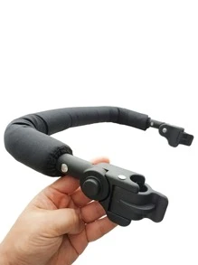 1 pieza Reposabrazos ajustable para cochecito de bebé con barra de parachoques y funda de tela - Accesorio ideal para cochecitos de bebé, como el reposabrazos de la serie Maclaren Techno XT - Negro - Ver 3