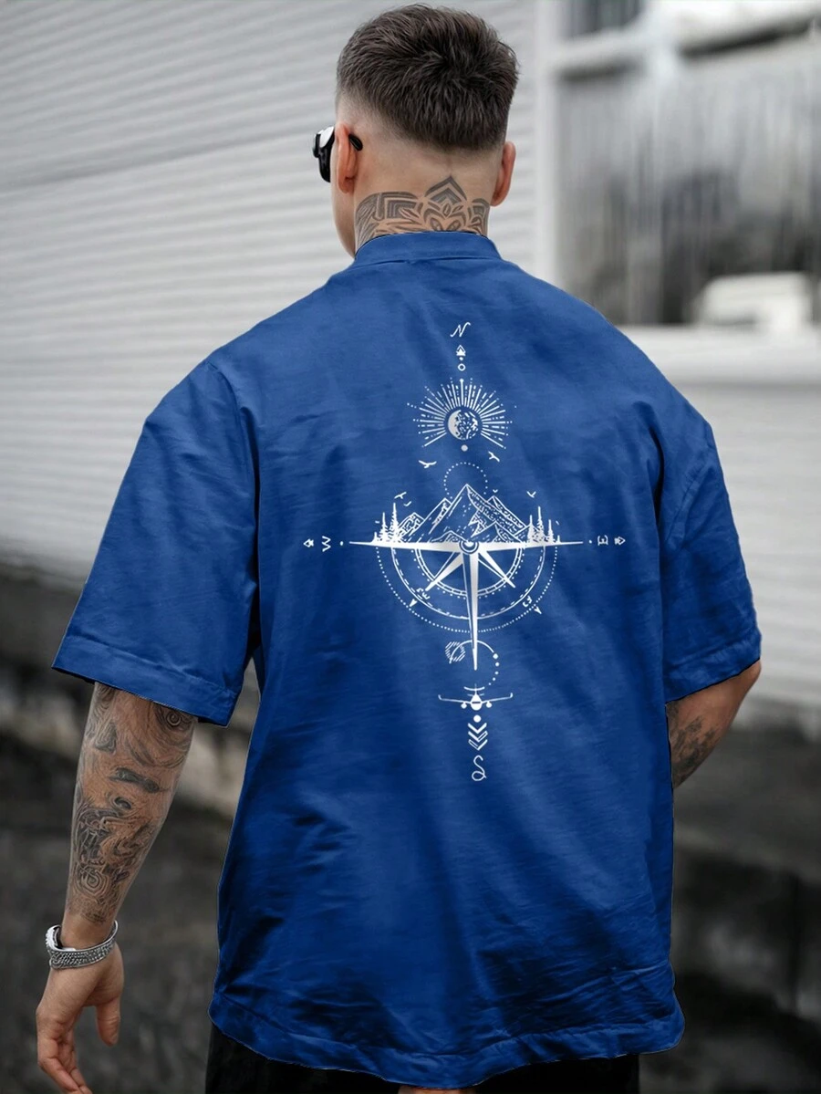 Men T-Shirts - Màu xanh hải quân - Xem 1