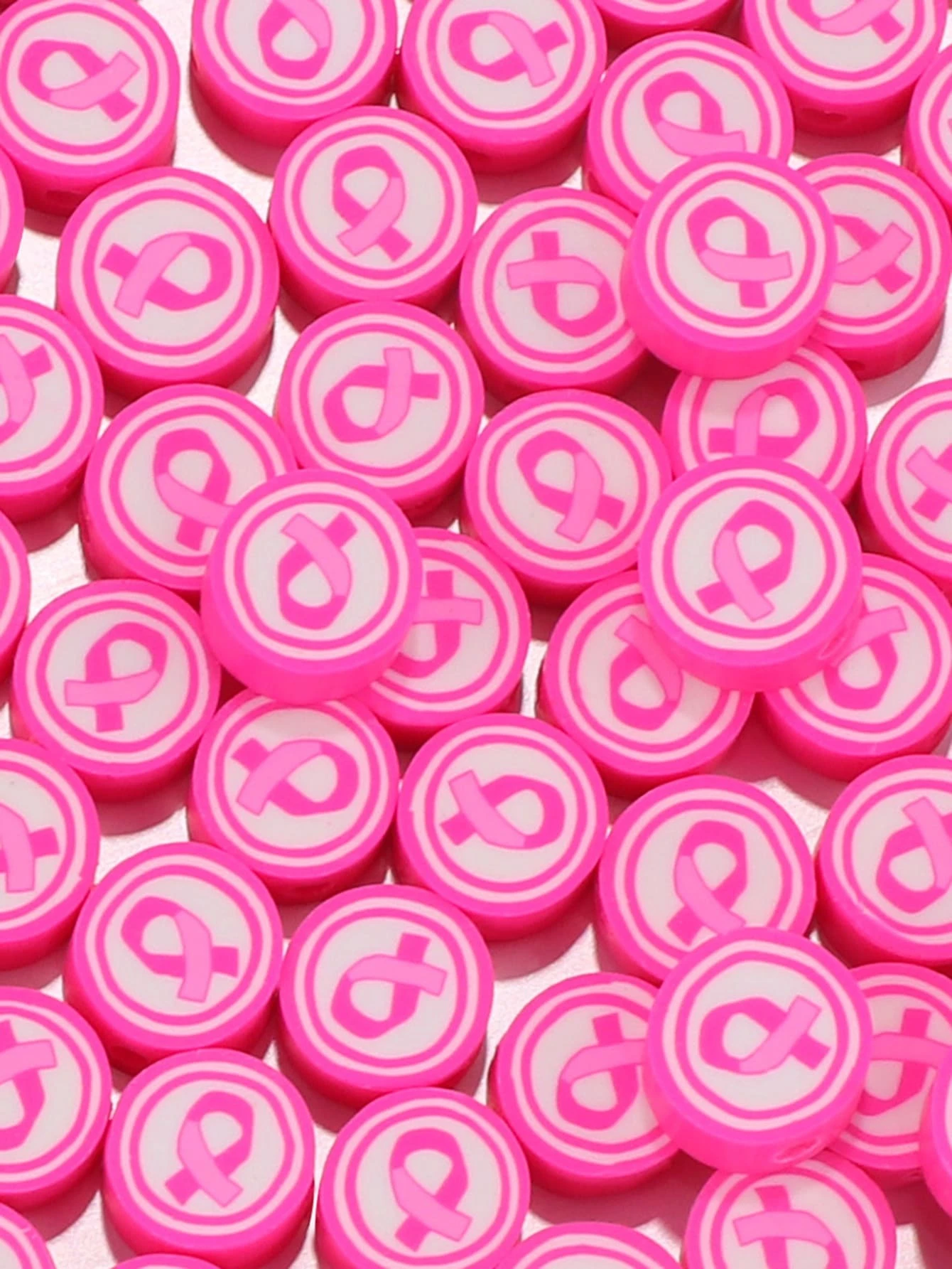 50/100pcs Soft Clay Ribbon/Streamer/Bead String Beading DIY Crafts