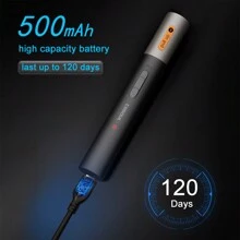 Recortador de vello de nariz recargable, afeitadora eléctrica de vello de nariz, recortador de vello de oídos de material metálico