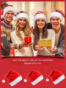 1 chiếc mũ ông già Noel mini, mũ ông già Noel mini, nắp chai Giáng sinh nhỏ hình ông già Noel, mũ ông già Noel cho người lớn nhiều kiểu nhà búp bê, tiệc Giáng sinh - Nhiều màu - Xem 2