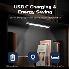 Diomart Rechargeable Battery Operated Motion Sensor Light, Wireless Under Cabinet Lights For Kitchen,Stairs And Bedroom Easy-To-Install White 4 Packs