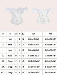 Jacquard Lace Patchwork Cross Strap Bodycon Top Palace Style Corset With Boning To Shape Waist And Push Up Bust, Sexy Jacquard Shapewear Top, Suitable For Wearing With A Dress, For Halloween Christmas