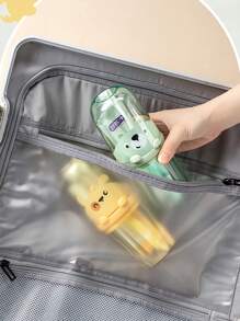 1pc Kids Cartoon Toothbrush Storage Box Rinsing Cup Portable Toothbrush Holder - Nhiều màu - Xem 6