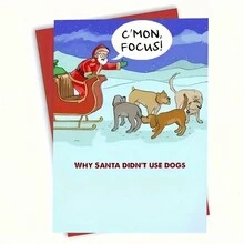 1 张带有圣诞老人的圣诞贺卡，祝您圣诞快乐 - 彩色 - 查看 7