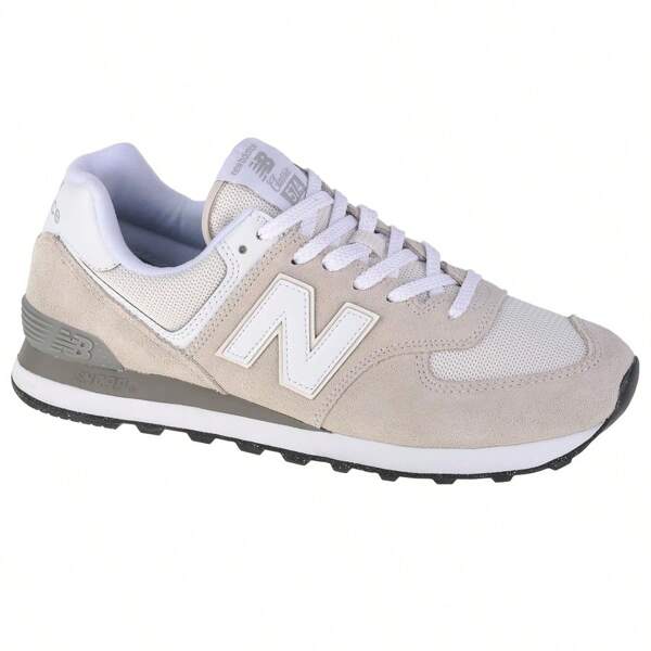 Klassische NB Herren- und Herrenschuhe Jogging 574 Serie Retro Vater Sport atmungsaktive Freizeitschuhe ML574EVW, Herren Sneaker, Grau